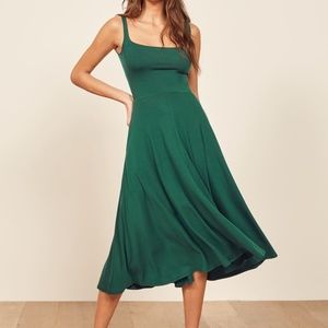 NWT Reformation Emerald Mary Dress